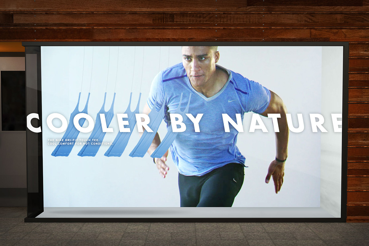 NikeTown Dri-Fit Windows