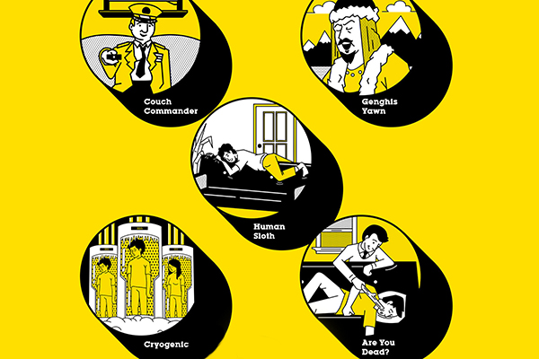 Joe Boxer Inactivity Tracker Badges.