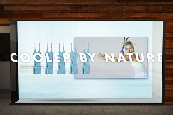 NikeTown Dri-Fit Windows