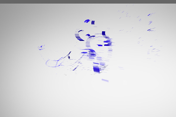 Ink + Water, music visualizer processing sketch