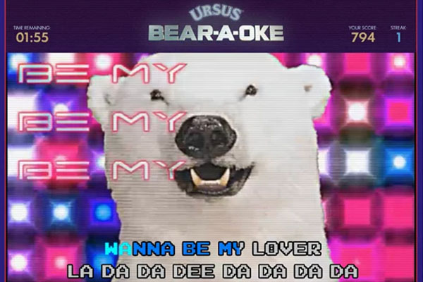 Ursus Vodka Bearaoke facebook app
